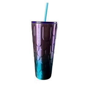 Starbucks Tumbler Mermaid Purple Blue Drink Iced Coffee